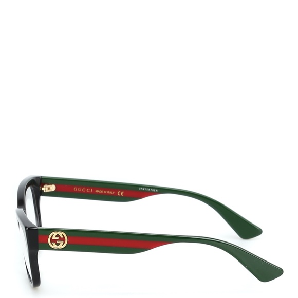 Gucci Women's Eyeglasses GG0278O-011 Black Frame - Picture 3 of 10